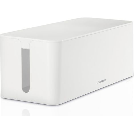Boîtier Cache Câbles et Multiprises Maxi, 40.6 x 15.6 x 13.5cm, Blanc (1/5)