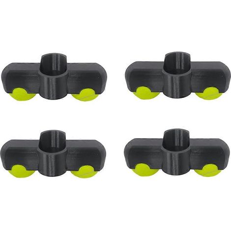 Lot de 4 adaptateurs de pieds à bascule Snap Rocker pour vélo d'intérieur avec balle de tennis pour Wahoo, accessoires pour appareils de fitness d'intérieur (1/5)