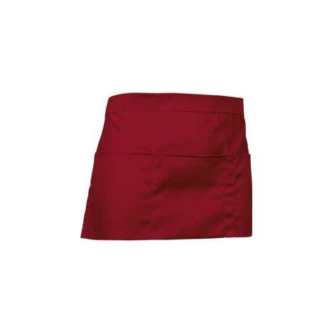 Delantal corto VALENTO Coffee Adulto Rojo