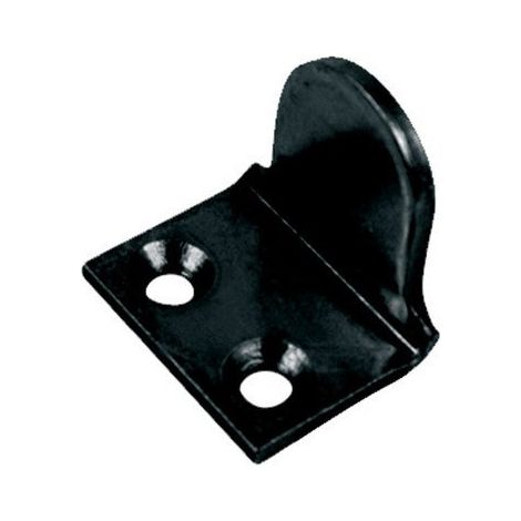 Afbat – Butée haute pour persiennes – Acier noir pré-peint – Dimensions 30x30mm – Vissage rapide en série pour installation facile