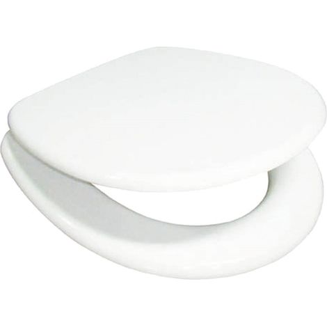 Abattant Wc Mdf Blanc Robustesse Mdf & Charnières Zinc Durables - Msv Spirella