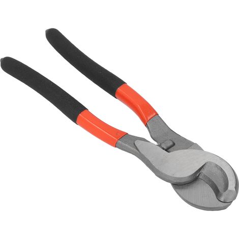 Coupe-câbles 10 pouces, outil de coupe de fils robuste avec fonction de dénudage pour câbles multibrins en cuivre et aluminium (1/5)