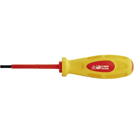 Schraubendreher JF-268-05, 6.5x150 mm, Schlitz, 1000V, Elektriker