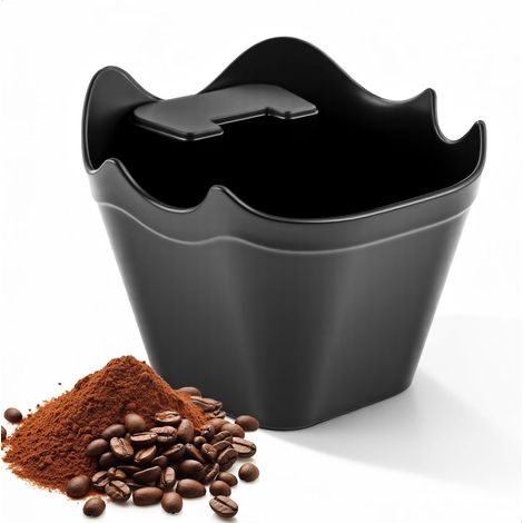 Contenitore per fondi di caffè, scatola per fondi di caffè, contenitore per fondi di caffè con manico, contenitore multifunzionale per fondi di caffè, per la raccolta dei fondi di caffè