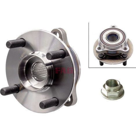 Kit de roulements de roue Schaeffler FAG 713 6280 40 MAZDA D09H-33-04X D09H3304X
