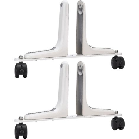 Set aus 2 Infrarot-Heizstützen, aus robuster Aluminiumlegierung, weiß. (1/5)