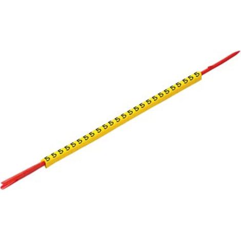 Weidmüller Leitermarkierer m.Montagedorn CLI R 02-3 GE/SW + 10 Stk (1/3)