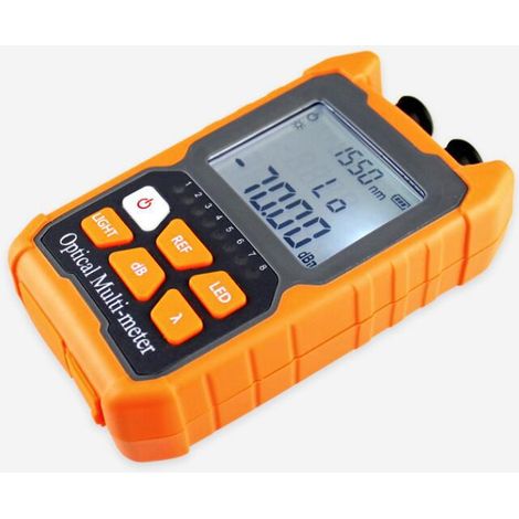 Tragbares optisches Multimeter (Photometer + VFL), Lieferung mit Adapter SC-Stecker auf LC-Buchse, Messbereich: -70 dBm bis +6 dBm (1/5)