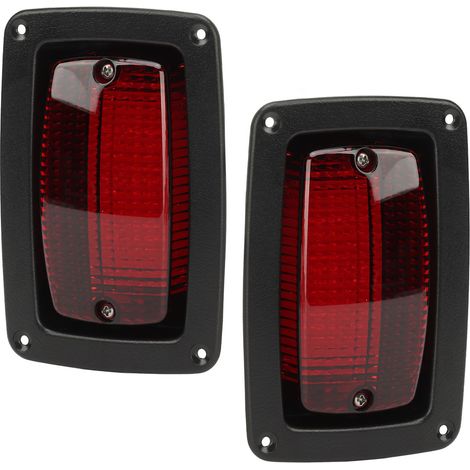 1 paire de feux arrière à LED 1017035 DC12V haute luminosité, aspect élégant, kit de remplacement pour voiturette de golf Club Car DS (1/5)
