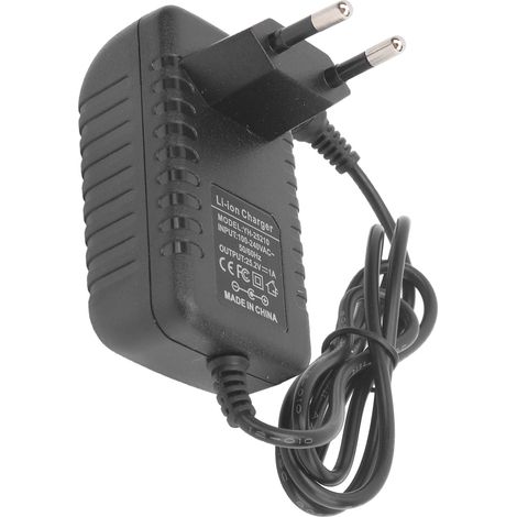 EU-Stecker 100–240 V 25,2 V 1 A Lithium-Akkuladegerät AC 50/60 Hz, feuerfester Ladeadapter (1/5)
