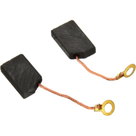 Balais de charbon Geko G00497 réduit usure collecteur compatible contrôle vitesse (1/2)