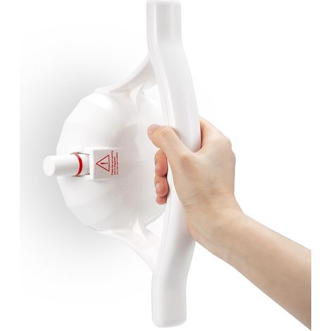 Poignée Ventouse, Barre de Maintien Douche, Portabilité Poignée de Douche Sans Perçage, Poignée de Sécurité, Appui Douche et WC pour Personnes Âgées et Handicapées (1/5)