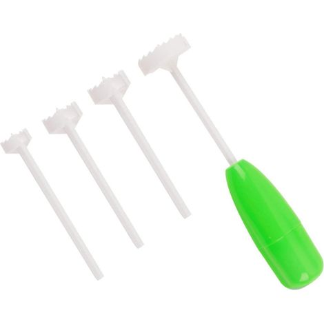Ensemble de 4 forets à légumes creux de type marteau, coupe-légumes spiralé à tête interchangeable, outil de découpe et de remplissage pour tomates, aubergines et viandes. (1/5)