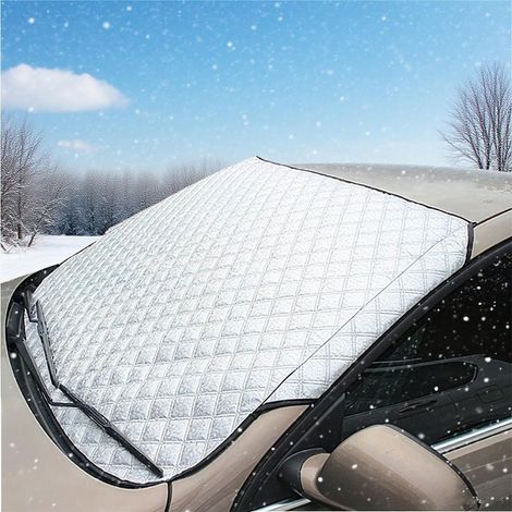 Bâche pare-brise voiture universelle 147x100cm, protection 4 saisons, anti-gel et soleil (1/5)