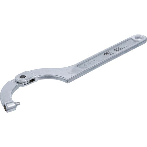 BGS Llave de gancho articulada con pasador 80 - 120 mm - 74230 (1/4)