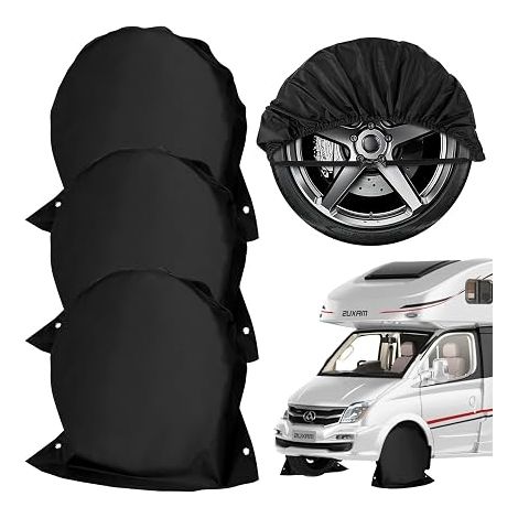 Housses de Pneus Housse de Protection Roue Caravane Remorque (1/5)