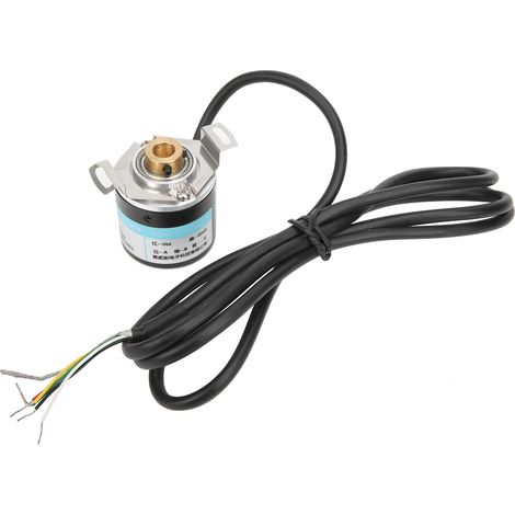 Codeur incremental ABZ 3 phases, axe creux demi-arbre 6mm, motoréducteur 24V DC, équipement industriel C38S6G5300ZG24N (1/5)