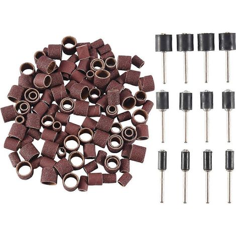 132 Pieces Drum Sander Set with Free Box for Rotary Tool-- (1/5)