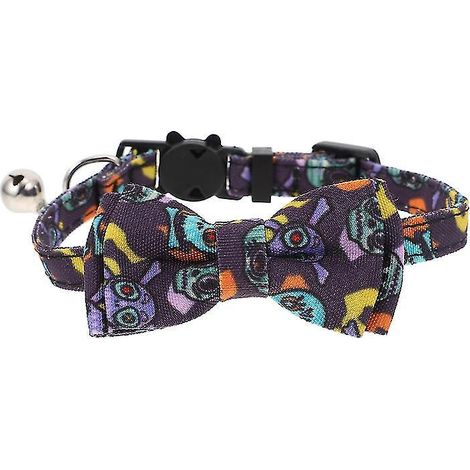 4 colliers pour chat d'Halloween (1/3)