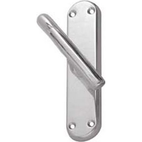 2PZ CREMONESE VEGA IN ZAMA FINITURA OTTONE CROMO SATINATO - movimento martellina quadro mm.7