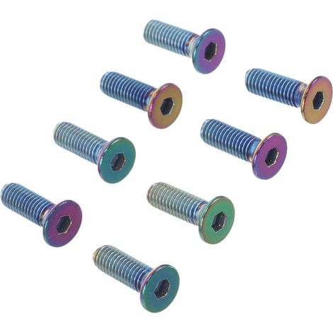 8 vis métalliques pour volant accessoires auto vis plates et (1/5)