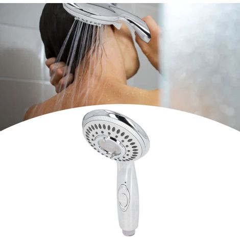 Pulvérisateur de douche à main G1/2 avec pomme de douche, fonction d'eau réglable à 4 vitesses avec joints d'économie d'eau (1/5)