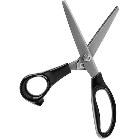 Ciseaux à cranter pour tissu avec lames interchangeables 3, 5, 7 mm (1/5)