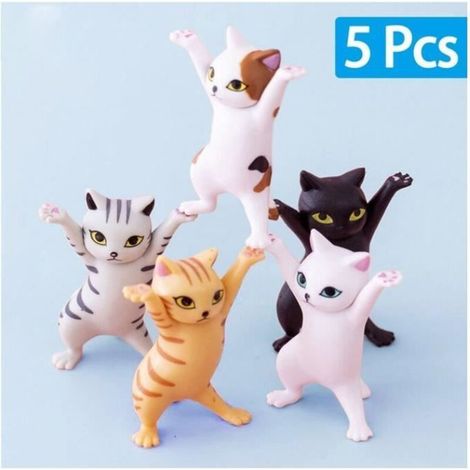 Porte-stylo - MANDY TENFLLYWINGS - Chat Kawaii - Résine - Décoration de bureau - Accessoire enfant (1/4)