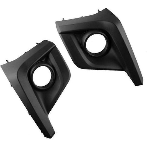 Cubierta de faro antiniebla del parachoques delantero del coche Embellecedor del marco del faro antiniebla de la carretera (1/4)