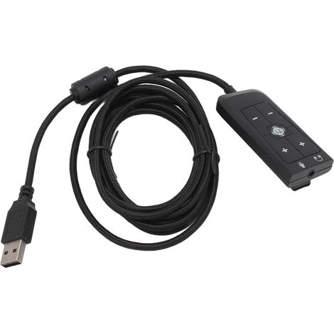 Adaptateur de Carte Son Audio USB vers Jack 3,5 Mm, Casque de Jeu, Carte Son USB 7.1 Canaux pour PS5, pour Series X S (1/5)