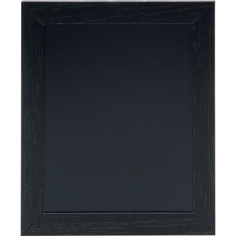 Woody ardoise - Bois finition laqué - feutre-craie blanc + kit de montage inclus -20x24cm - Securit
