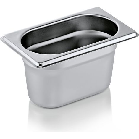 Bac inox GN 1/9 H 100 mm 1 ltr GN CORE - Was Germany (1/2)