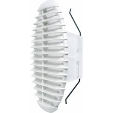 4 x GRIGLIA AERAZIONE PLAST C/MOLLE+ZANZ D 125/160