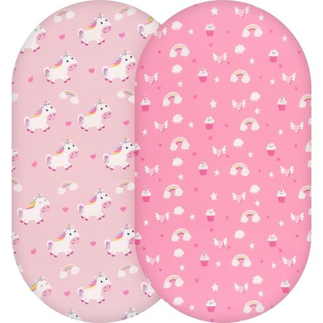 Cot Fitted Sheet 40 x 80 cm for Moses Basket and Carrycot (1/5)