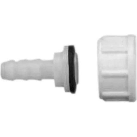 Tapa final 2 piezas de pvc recto