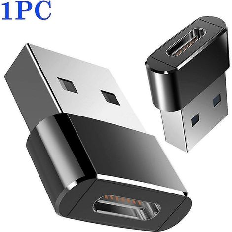 USB-Typ-C-Buchse auf USB-3.0-Stecker-Adapter, USB-C-auf-USB-A-Anschluss, Adapter für Mobiltelefone, Konverter (1 Stück) (1/5)