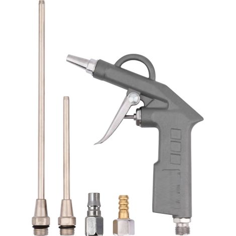 Pistolet de soufflage pneumatique en alliage d'aluminium – Accessoire pour compresseur d'air – Soufflette de nettoyage (modèle SNS-N60A)