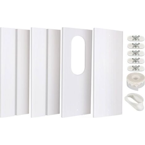 Kit de climatiseur portable pour fenêtre – Panneau en PVC renforcé – Réglable de 43 à 150 cm (1/4)