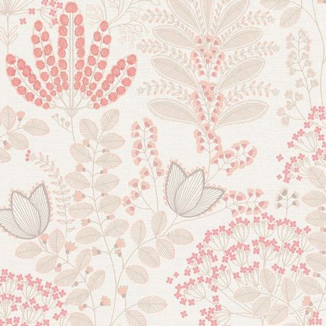 Papier peint Fleur Rose Famous Garden A.S. Création (1/4)