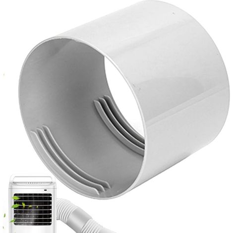 Raccord Tuyau Climatiseur Mobile,150MM Connecteur Tuyau Climatiseur Mobile,ABS Accessoires Adaptateur Climatiseurs Mobile,Extension Embout Climatiseurs Mobile pour Climatiseur Portable (1/5)