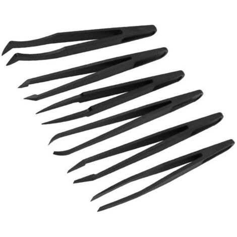 8 Pièces Brucelles, Pincettes pour Réparation électronique, Pince (1/4)