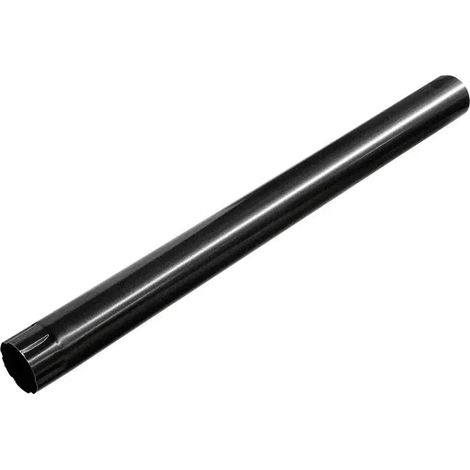 Rallonge intermédiaire tuyau descente acier Ø90 mm L1000 – Noir RAL 9005