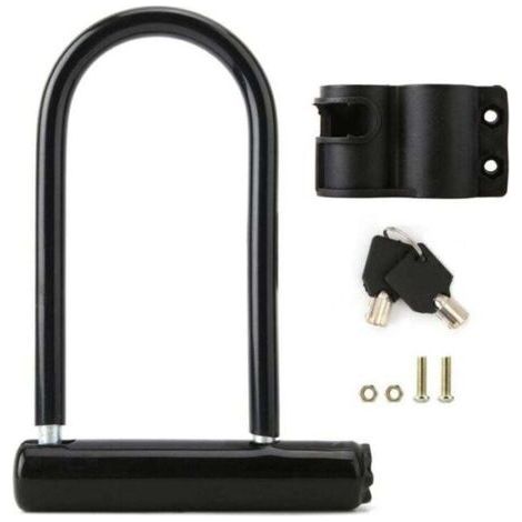 U-shaped security lock for , XU, bicycle and motorcycle in robust zinc alloy, superior quality product, durable and reliable, selected materials, complies with standards, satisfaction guaranteed - K (1/4)