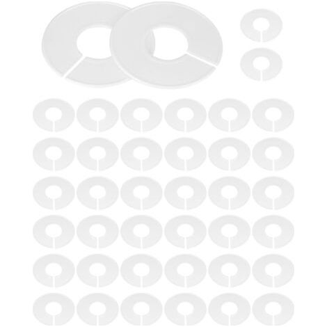 Lot de 20 diviseurs de cintres en Plastique Blanc diviseur de Placard pour Trier la Taille des vêtements la Couleur réutilisables (1/5)