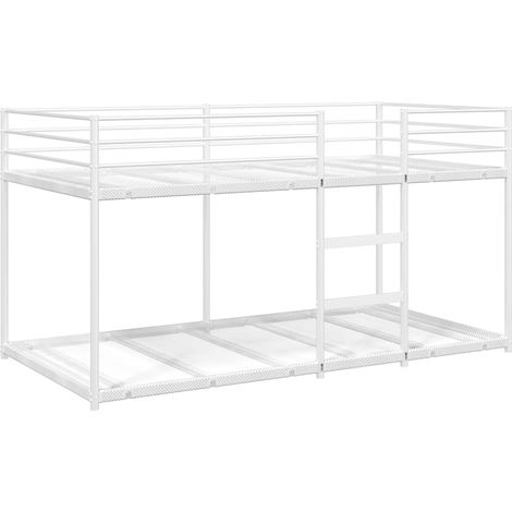 Bunk Bed without Mattress White 80x200 cm Steel vidaXL (1/5)