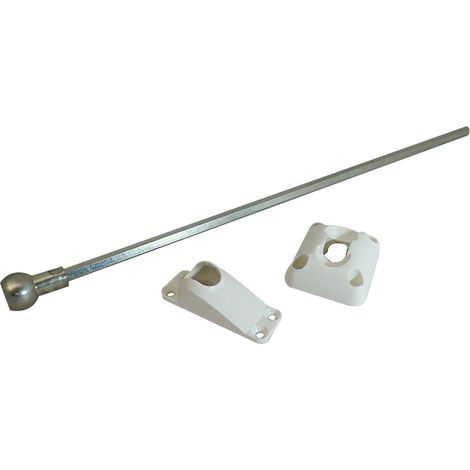 ZURFLUH-FELLER Sortie De Caisson Invisible 45° Sortie 6p7 Lg 350mm Blanc Ral9010 (1/4)