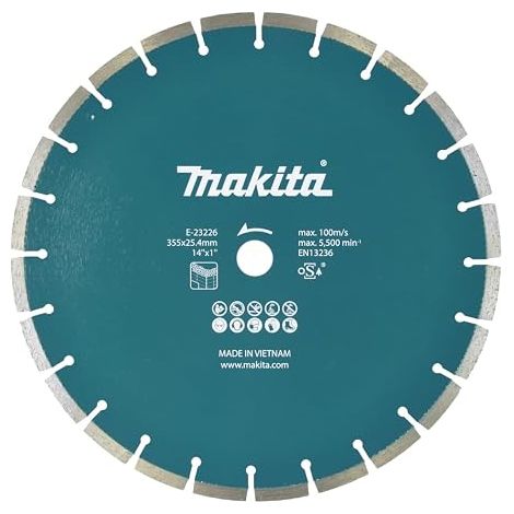 Disco diamante 355 mm 25,4 mm CE001 para corte MAKITA (1/5)