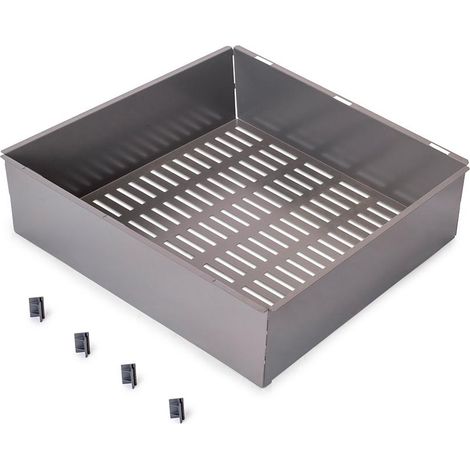 Emuca Quartz Metall-Schublade Titanausführung