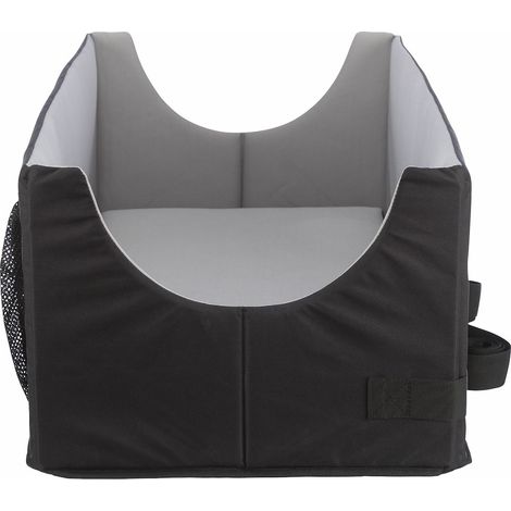 Autositz, doppelt 80 x 28 x 39 cm, schwarz/grau