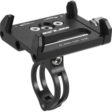 supporto universale per cellulare da bici, regolabile in altezza e angolazione, supporto robusto per GPS o smartphone, compatibile con mountain bike e bici da strada. (1/5)